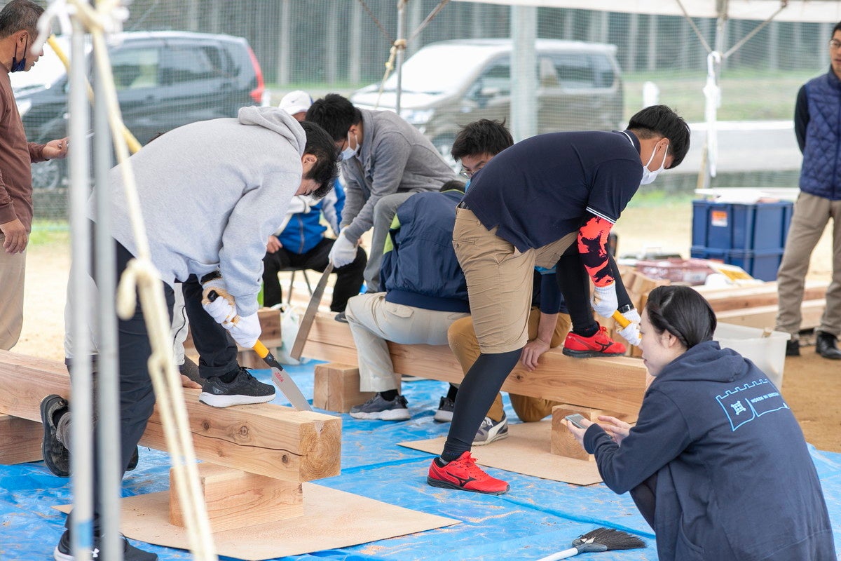 ウッドスポーツ体験コーナー（木ッター）