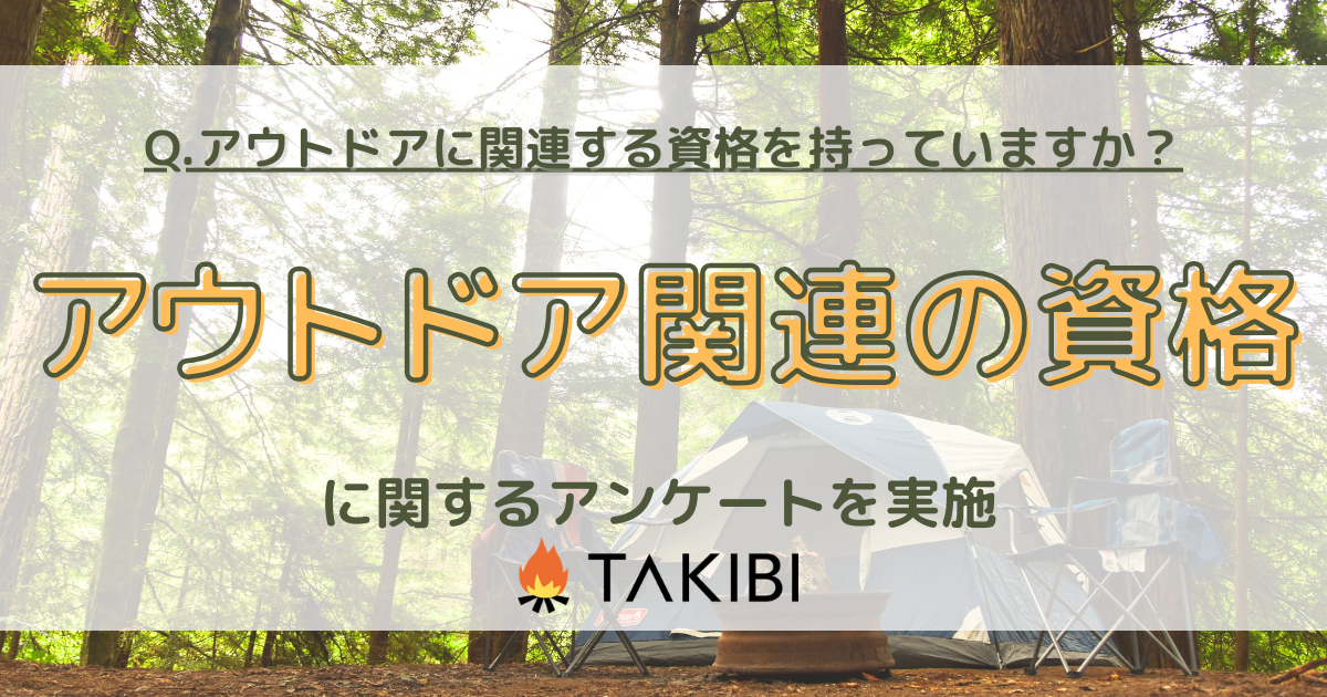 アウトドア関連の資格、持っている人が多いもの第2位は「ダイビング」で21.1%、第1位は？