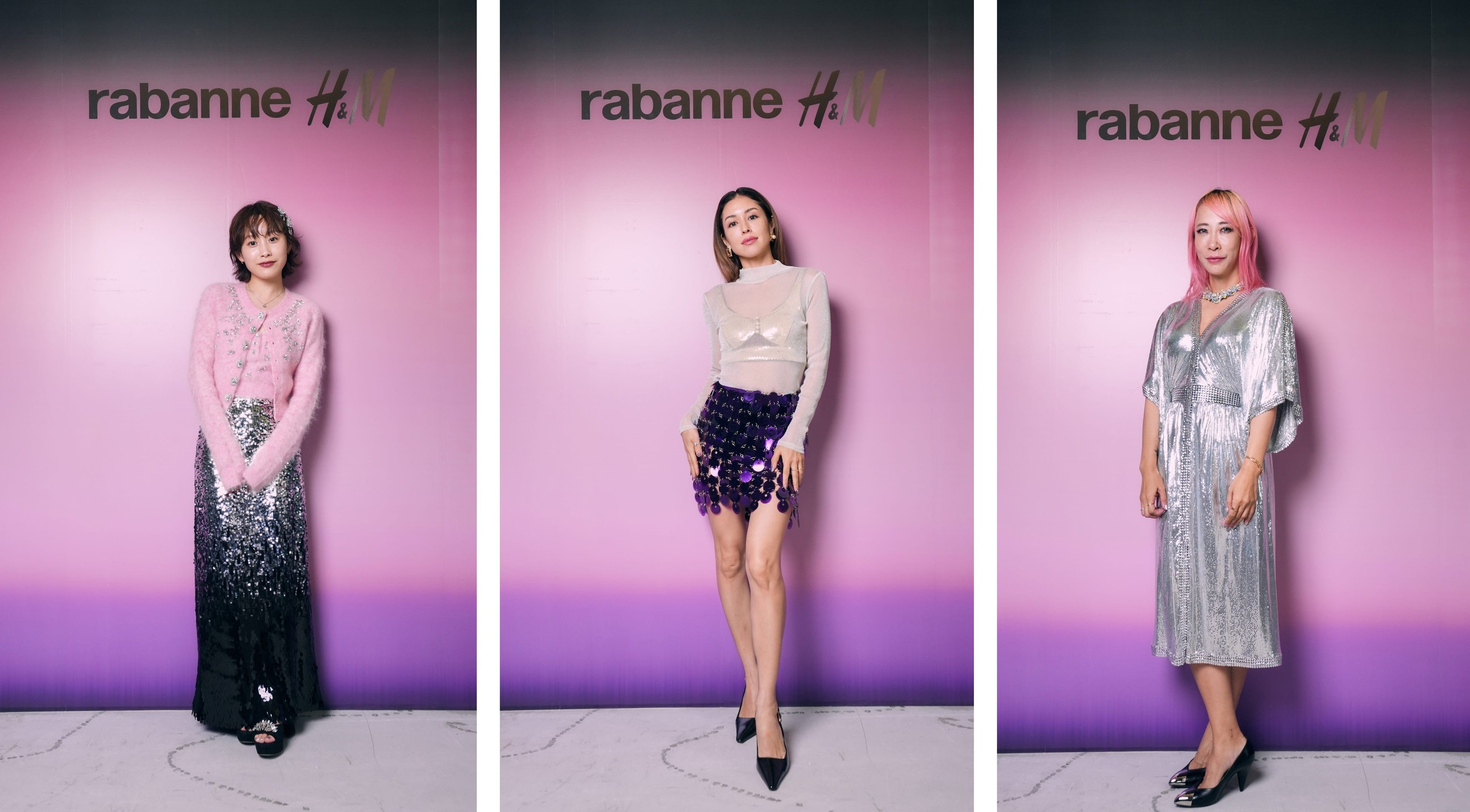 H&M 2023年 デザイナー・コラボレーション 「rabanne H&M（ラバンヌ エイチ・アンド・エム）」高橋愛 BENI 蜷川実花