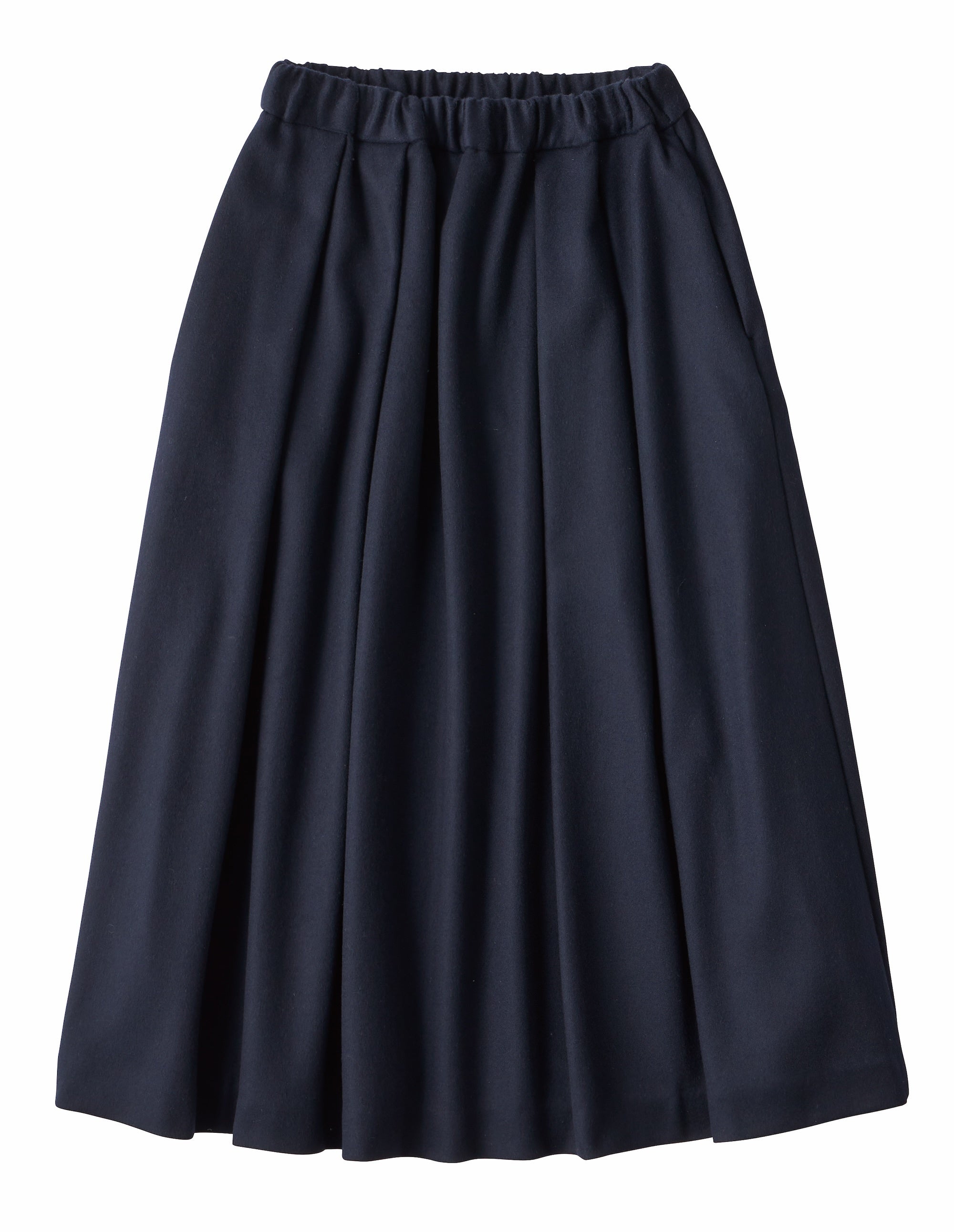 CASHMERE SKIRT（BABY CASH）　／COLOR：NAVY／SIZE：1,2／¥155,100