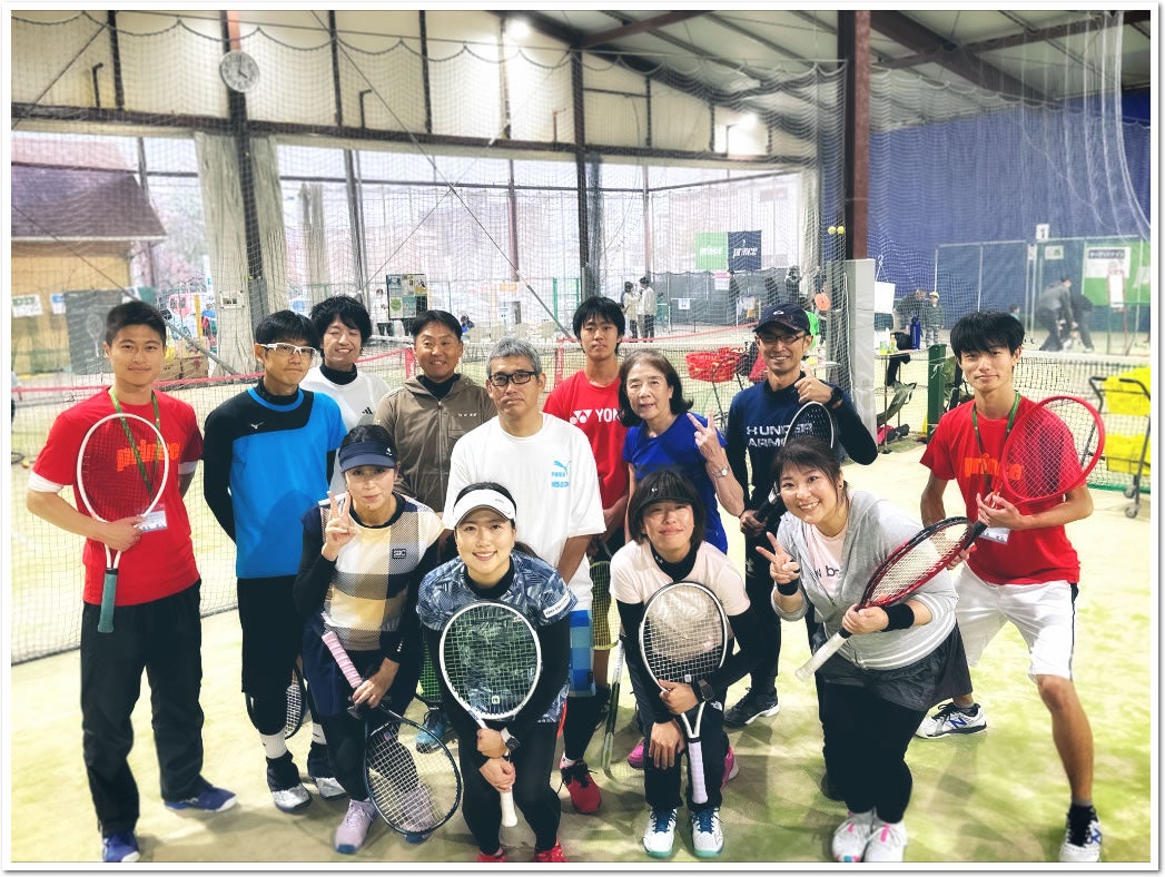 今西 美晴プロがITC京都西インドアテニスクラブにやってきた！