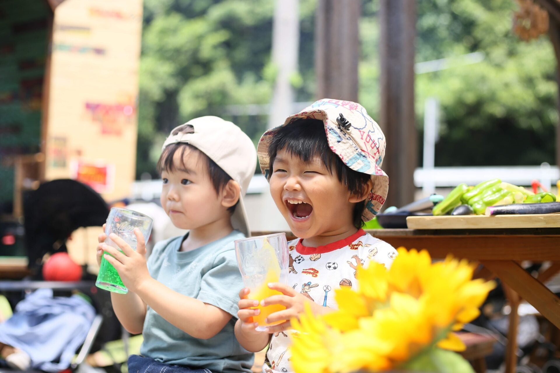 大人も子供もソフトドリンク飲み放題付き！