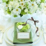 ミントグリーンのコーディネートで爽やかナチュラルwedding｡.:*♡