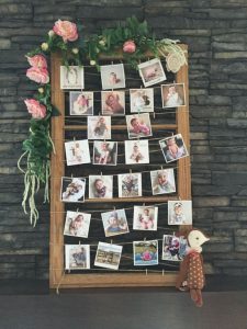 photo-display-for-a-magical-woodland-themed-birthday-party
