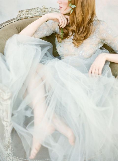 dusty-blue-lace-wedding-dress-for-a-romantic-bride