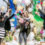 アウトドアな季節に♡フェスみたいなカラフルウエディングコーディネート＊＊