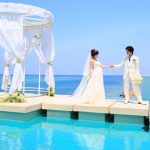 ロマンチックな海に浮かぶチャペルでフォトウェディングしちゃいましょ♡