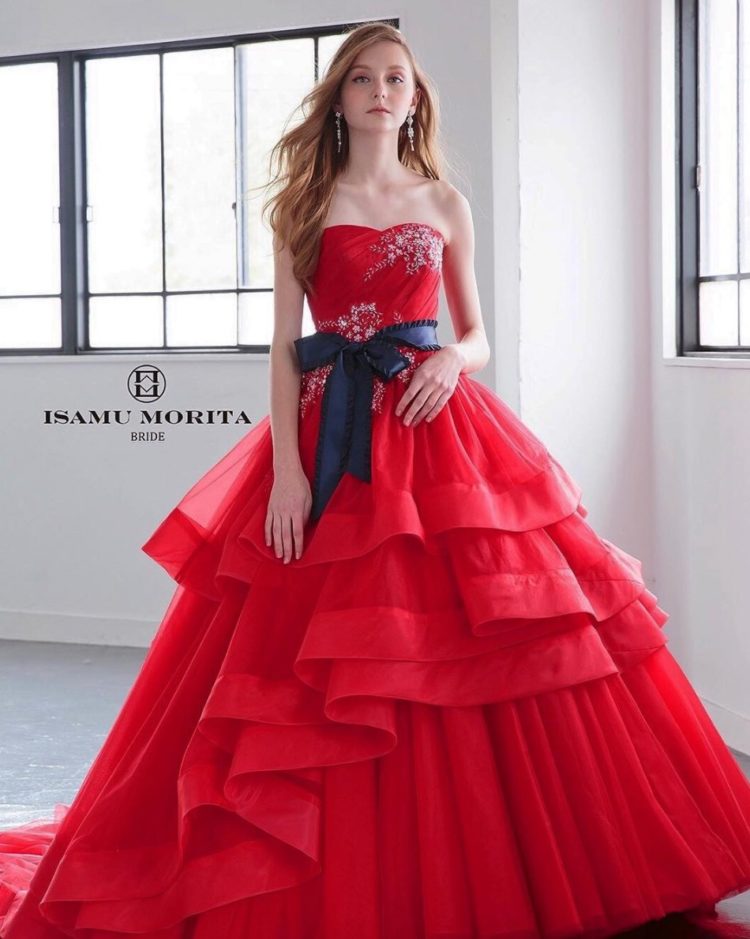 ⭐️JJ'S HOUSE⭐️ボルドードレス ミセス パーティー ウェディング 赤 ⭐️JJ'S HOUSE⭐️ボルドードレス ミセス パーティー