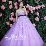かわいいのが大好きな花嫁さまへ♡心を揺さぶるカラードレス特集♡
