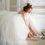 【チュールドレス】天使のようなふわふわチュールのウェディングドレス