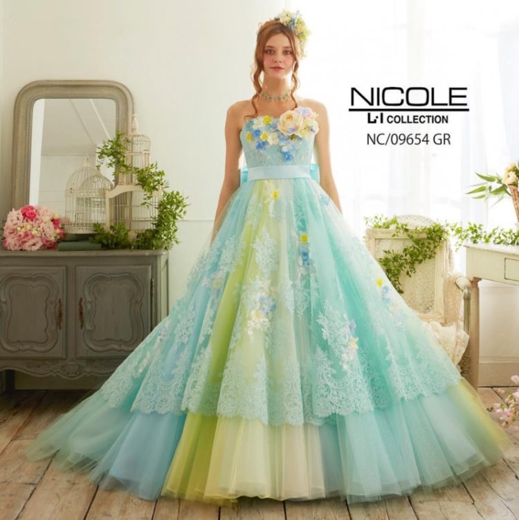 nicole ♡ ニコル ドレープ ドレス スカート 𝐍𝐈𝐂𝐎𝐋𝐄 / ニコル | ✿ 動く度に煌めくスカートが可愛い