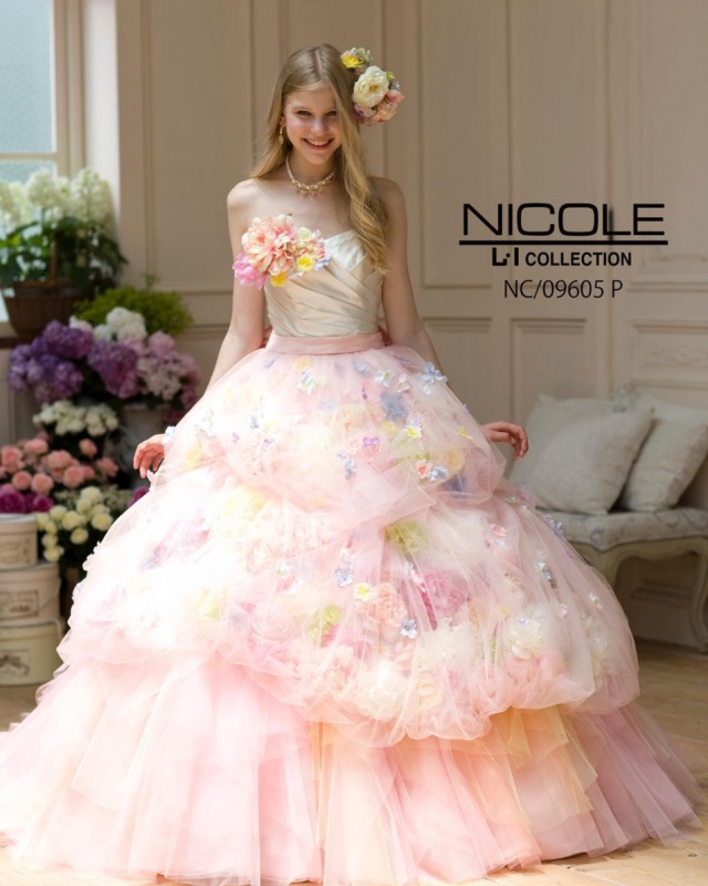 nicole ♡ ニコル ドレープ ドレス スカート 新作ドレス】NICOLE(ニコル)の2024 Autumn-Winter Collection