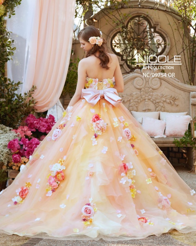 NICOLE ニコル カラードレス ウェディングドレス 大きめサイズ NICOLE（ニコル）カラードレス