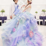 色鮮やかな＊グラデーションカラーのウェディングドレス＊で華やかな花嫁さまになっちゃいましょ♩