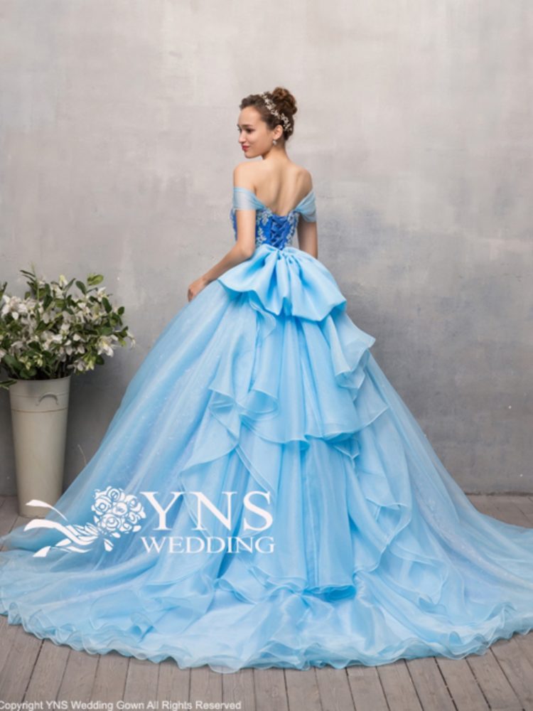 YNSから2018年春新作カラードレス | DRESSY【公式】ウェディングドレス