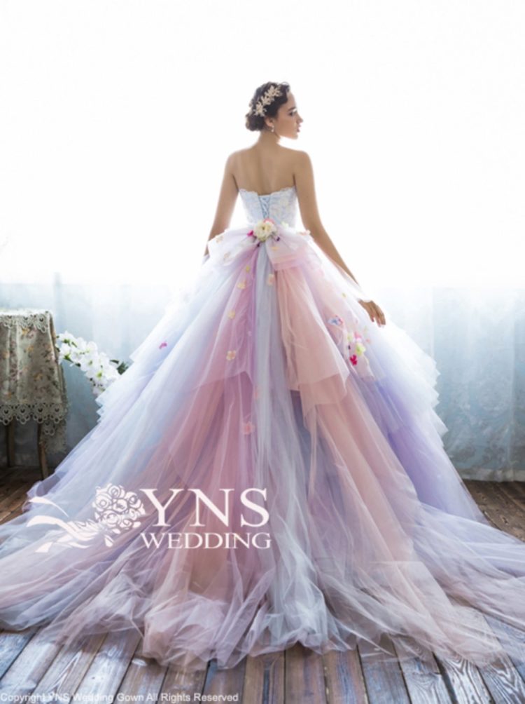 YNSから2018年春新作カラードレス | DRESSY【公式】ウェディングドレス