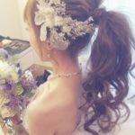 『お花モチーフ』のヘアスタイルがとっても可愛い♡+*おしゃれな花嫁ヘアをInstagramで発見⚐◎