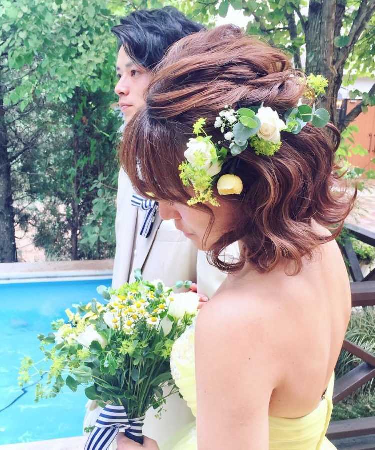 ショートヘア の花嫁さま必見 ウェディングヘアスタイル特集 Dressy ドレシー Byプラコレウェディング