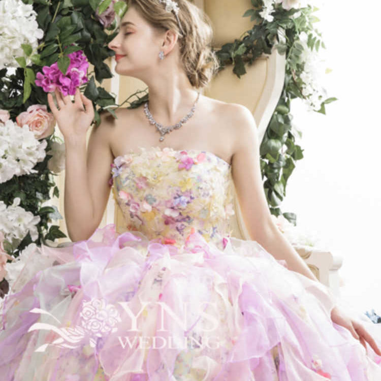 YNSの2018新作カラードレス | DRESSY (ドレシー)｜ウェディングドレス 