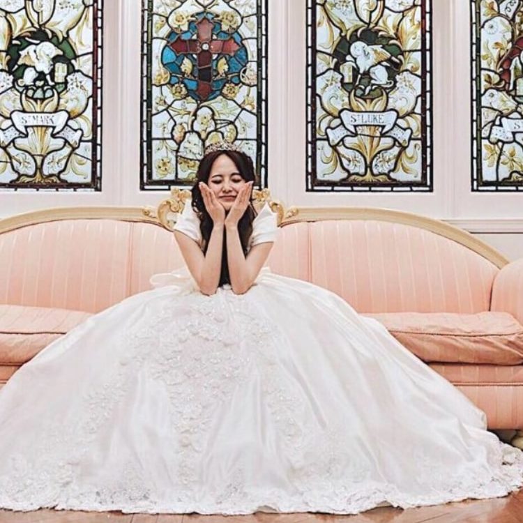 桂由美 ウェディングドレス 遠かっ マーメイド 9号