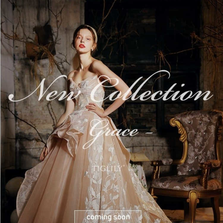 まもなくリリース♥【TIGLILYの新作ウェディングドレス】をどこよりも  