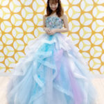 藤田ニコルさん生誕祭は”b.b.duo”のカラーウェディングドレス姿でご登場♥♡