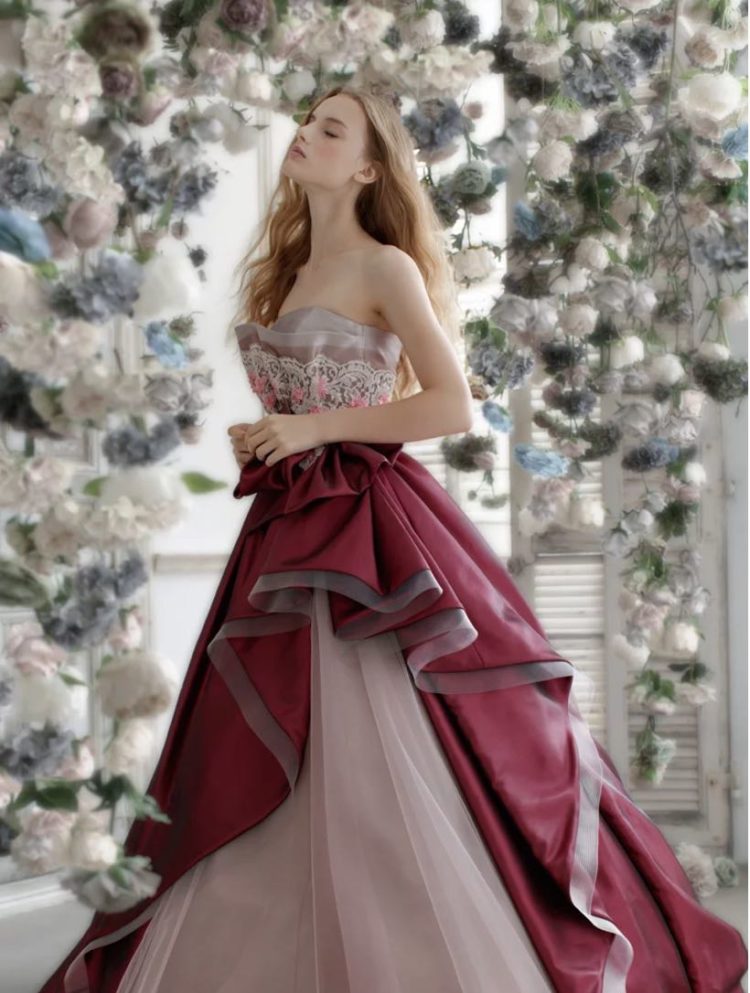 HARDY AMIES 　ハーディエイミス　カラードレス　ピンク　ウェディング HARDY AMIESピンク HAD-03150 【結婚式 カラードレス レンタル