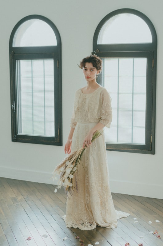 ビンテージウェディングドレス 結婚式 - ウェディング