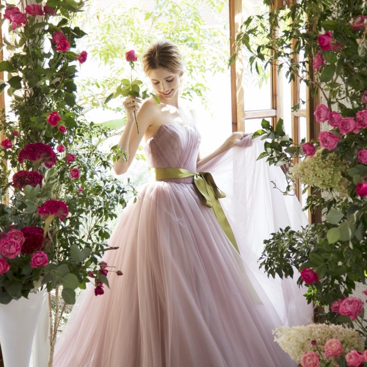 Graceful年新作カラーウェディングドレス Dressy ドレシー ウェディングドレスの魔法に Byプラコレ