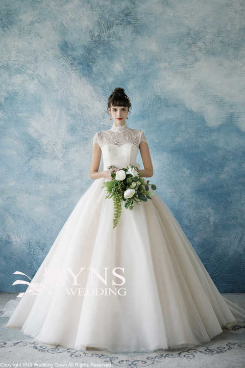 YNS WEDDING2020年新作ウェディングドレスはお袖ドレス | DRESSY ...