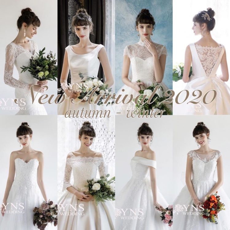 YNS WEDDING2020年新作ウェディングドレスはお袖ドレス | DRESSY 