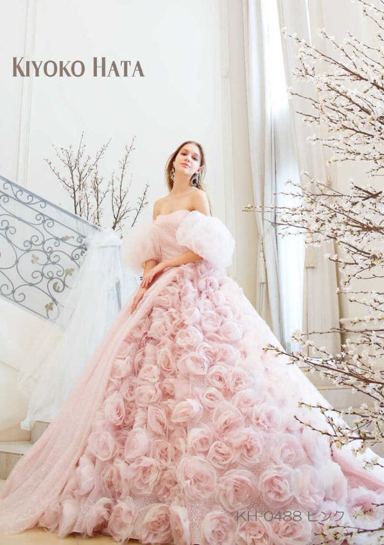 人気ブランド別ピンクのウェディングドレス | DRESSY (ドレシー