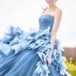 これからの季節にぴったり♡爽やかブルーカラーのウェディングドレスに大注目！！
