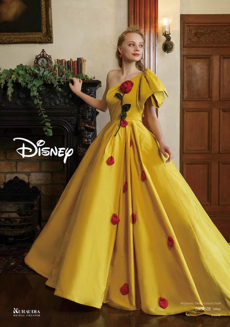 ディズニーが38周年 クリエイターの三浦大地さんがイメージした ディズニープリンセス のウェディングドレス集 Dressy ドレシー ウェディングドレスの魔法に Byプラコレ