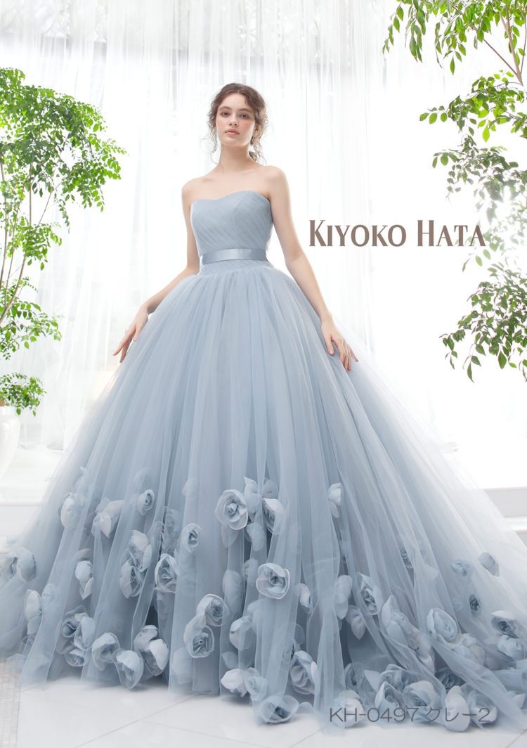 新品   ウェディングドレス KIYOKOHATA】360度恋するドレス♡がコンセプトの”KIYOKOHATA