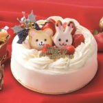 可愛すぎて食べられない♡「シルバニアファミリー」クリスマスケーキ2020、3Dのうさぎ&ねこケーキ*＊