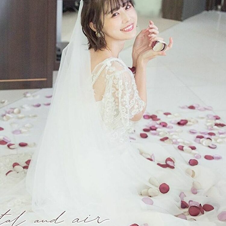 有村藍里　ウェディングドレス