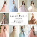 【人気投票スタート！】Lulu felice × PLACOLE＆DRESSY⸝⋆ あなたはどのドレスが着てみたいですか？ 𓂃𓈒𓏸
