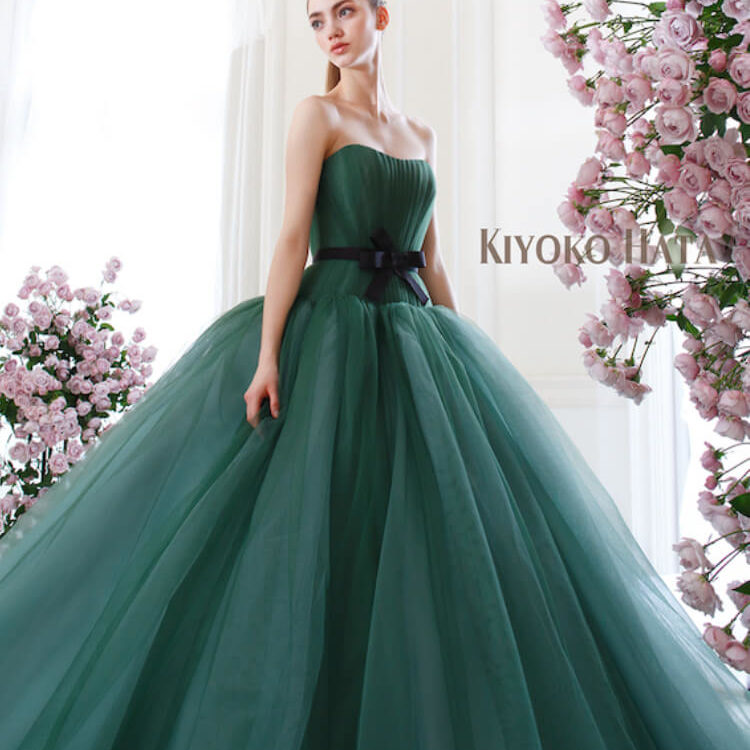 グリーンのドレス-