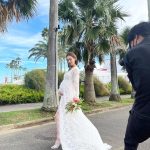 モデルの坂井あゆみさんが第2子妊娠中の美しいマタニティフォトを公開♡結婚式の白無垢姿もご紹介*