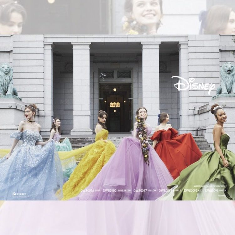 誰もが憧れるDisney WEDDING DRESS COLLECTION(ディズニーウェディングドレスコレクション) 8thをご紹介  【Princess Dress6デザイン7着をご紹介*】 - DRESSY【公式】ウェディングドレス・ファッション・エンタメニュース