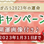 2023年の運勢｜大串ノリコが占う、2023年あなたの運勢