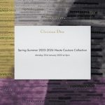 【DIOR】本日1月23日午後11時より2023年春夏オートクチュール コレクションをライブ配信