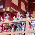 浅草観音文化芸能人節分会『#振袖gram×ベストオブミス』節分豆まき