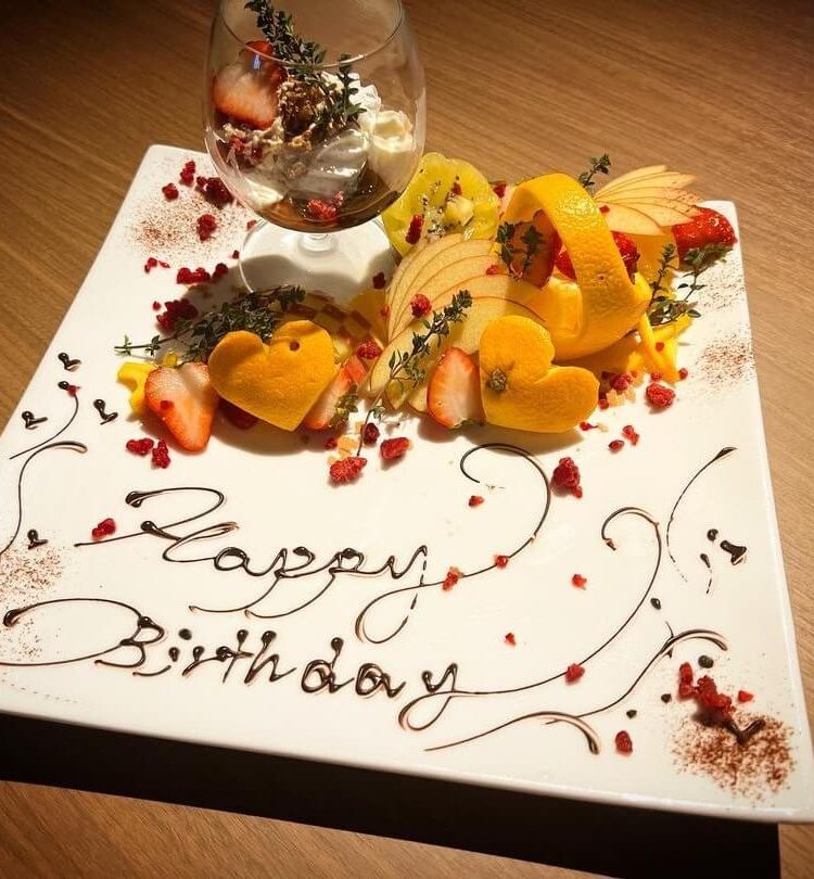 長野 誕生日プレート