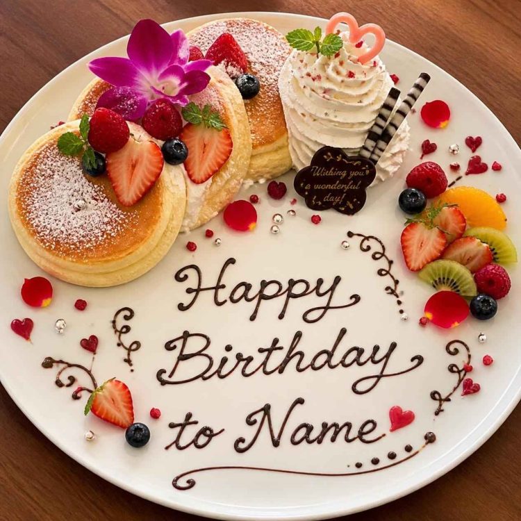 青森　誕生日プレート