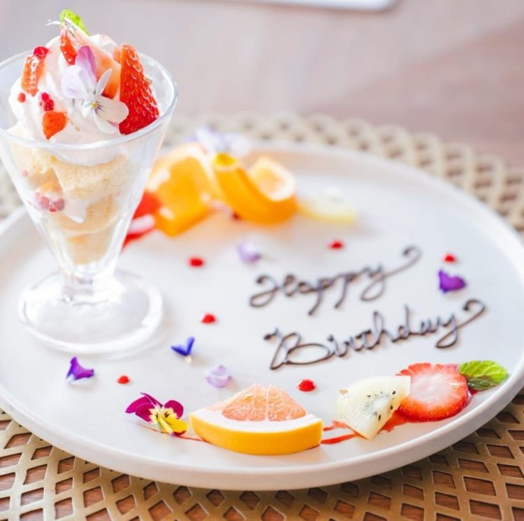 誕生日プレート