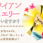 【ハワイアンジュエリー知っていますか？】50代以下女性の44％、男性の24.3％が「知っている」と回答。 では使用経験は？