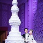 【ホテル婚花嫁必見】今高さのあるイミテーションケーキが大注目！先輩花嫁の実例８選お見せします♡