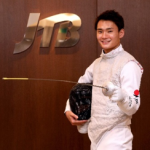 JTB所属、松山恭助選手 フェンシング世界選手権2023ミラノ男子フルーレ団体で日本初の金メダルを獲得！！